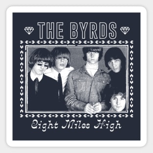 The Byrds // Vintage Style Retro Fan Art Magnet